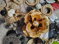 Jewelry Lot C. Some new, Some pre-owned & wearable, mostly craft, repair.