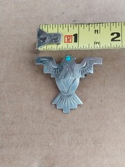 Vintage Silvertone 1988 JJ Jonette Thunderbird Eagle Brooch Pin