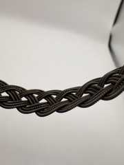 Antique German Silesian Iron Wire work Grape Cluster Bracelet