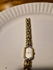 Vintage Seiko Ruby And Diamond Ladies Watch Gold