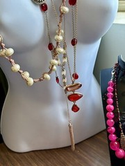 Pretty In Pink – 29 Piece Jewelry Lot – Trifari, Kors, Monet, J Crew, Avon ++