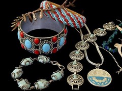 Lot Of Vintage Southwestern Necklaces/Bracelets/Earrings~1970s-90s