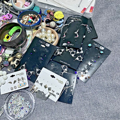 Vintage Jewelry Mixed Lot for Crafts Scrap Junk Wear Repair Repurpose 3.97 lbs.