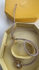 Swarovski Dulcis Women’s Purple Crystal Rose Gold-tone Bracelet 5622377
