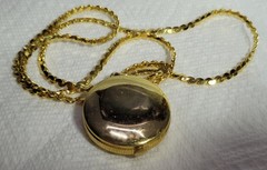 Vintage Eastman Liberty Coin Pendant Watch Swiss Movement Necklace