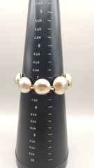 Vintage Vanity Les Bernard Gold Dome Link Bracelet Heavy 1.7oz Chunky 7.25″