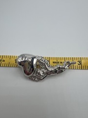 Vintage Monet Valentine’s Day Silver Cupid Cherub Heart Pin