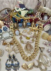 Vintage Estate Costume Jewelry Lot! AVON, MONET and more!
