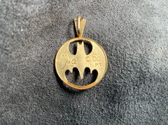BATMAN Rare 14K Yellow Gold Charm Pendant Michael Anthony DC Comics Licensed