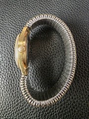 Vintage Working ZentRa 2000 Mechanical Watch Gold Tone Expansion Band 1970’s