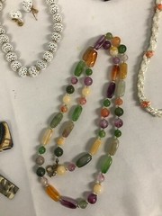 13 VINTAGE ASSORTED BEAD NECKLACES