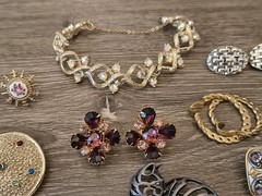 Vintage Estate Lot Designer Signed Jewelry BSK Lisner Kramer Weiss Coro + 69pc