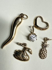 Vintage 14k Gold Charm Lot