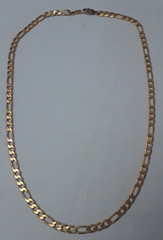 Vintage Lot of 2 Gold-Tone Stackable Flat Chain Necklace 16 – 24 inch