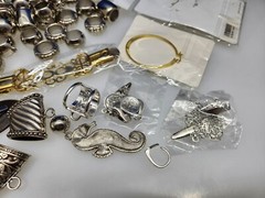 Vintage Costume Jewelry Lot Unused Jewelry Clothes Making More