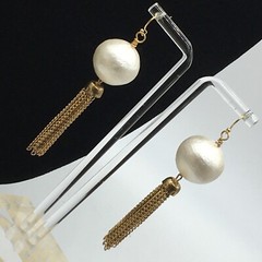 Shoulder Duster Earrings French Wire Hook 3.5″