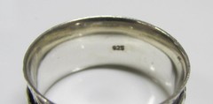 Women’s Misc. Lot of 2 Sterling Silver Band Rings; 1 Spinner ~ 7.3g ~ 3-F343