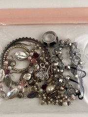 Vintage To Now Silver Toned Jewelry Bundle Wearable Mixed Lot