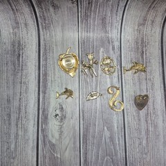 Lot Of 8 Pins Brooches Various Makers