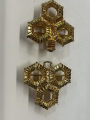 1980’s Vintage Mimi D N gold plated belt buckle