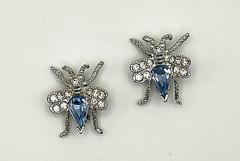 Jewelry Vintage Silver Tone Brooch Bee Pins Set of Two