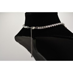 Vintage Crystal Butterfly Charm Bridal Choker Necklace Rhinestone Dangle Bin3C