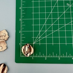 Vintage Clip On Earrings Lot Silver Tone Textured Modernist 1 Signed Monet