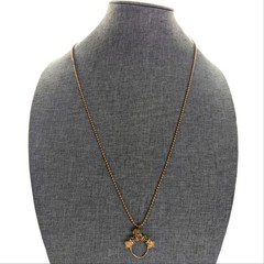 Vintage 90s Avon Gold Tone Mother’s Day #1 Mom Charm Pendant Chain Necklace