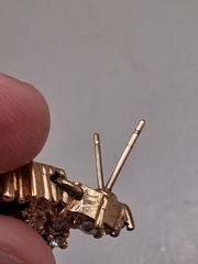 JEWELRY FOR REPAIR Christian Dior Crystal Earrings 14k Gold Post