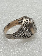 Vintage Silver 875 Ring Soviet Vintag1980 Olympics Moscow size 8,75. 18,75 mm.