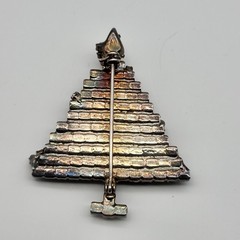 Stunning Vintage Christmas Tree Brooch pin MCM Estate Jewelry Holiday
