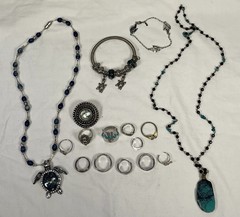 Vintage Costume Jewelry Mixed Loose Lot (Monet, Lia Sophia, etc.)