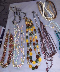Great Lot 18 Vintage to More Modern Multi-Strand Necklaces Many Many Designs