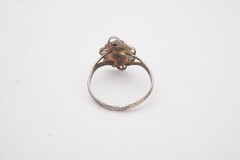 Vintage Sterling Silver 925 Turquoise Ring Size 4.25