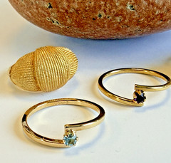 Vintage Avon Ring Lot of 6 from the 70’s 80’s Various Adjustable Sizes see photo