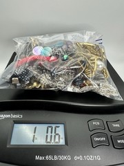 Vintage To Now Estate Junk Jewelry Lot For Crafting Repurpose Repair 1 Lb As Is