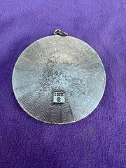 Vintage Edlee Leo Astrology Zodiac Rock Pendant