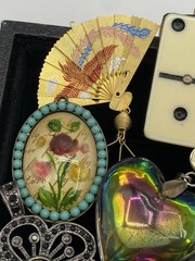 Vintage-Now Jewelry Lot Of 120 Pendants & Charms For Necklaces Enamel Rhinestone