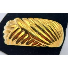 New in Box JOAN RIVERS Signed Hinged Bracelet