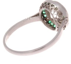 White Diamond 3.60 Ct Art Deco Vintage Wedding Ring 925 Sterling Silver