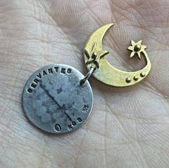 KCB Pendant Charm Sterling Cervantes “Believe There Are No Limits But The Sky”