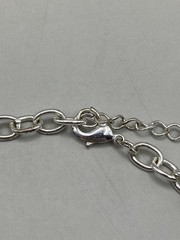 Vintage Boho Chic Silver Tone Medallion Blue Bead Necklace