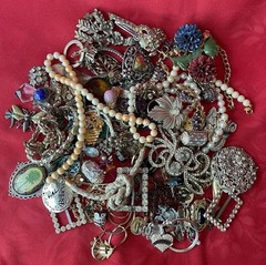 Jewelry Vintage Thru Current, Some Missing Stones or Pins Comes From Estate Sale