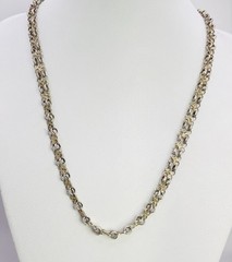 Mirror Link Sterling Silver Chain 25in (19.94g)