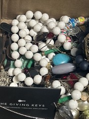 HUGE 5 + Lbs Jewelry WEARABLE Lot Tangled Unsearched VINTAGE ESTATE TREASURE