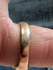 Vintage 14K RGP Heavy Dome Signet Ring 9.21g Size 9 – Monogram “EHB” – Project