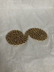 Vintage Versatile Monet Necklace Rope Twist Chain Polished Gold Tone 56 In