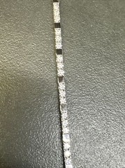 Sterling Silver 925 Cz Stone Tennis Bracelet Marked Korea Docz Jjj Z92