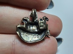 Vintage 925 Sterling Silver Noah’s Ark Charm Pendant