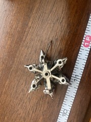 Lot Of Vintage Silver tone Brooches